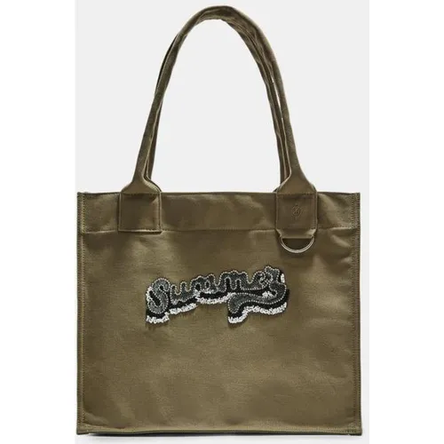 Sac bandoulière en toile brodée OS - Stradivarius - Modalova