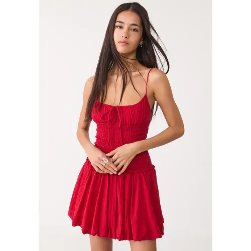 Robe courte ballon XS - Stradivarius - Modalova