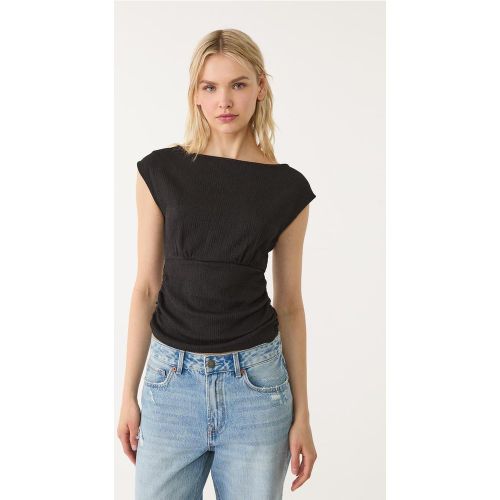 T-shirt manches courtes froissées XS - Stradivarius - Modalova