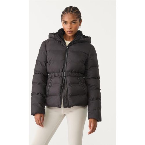 Doudoune à capuche avec ceinture XS - Stradivarius - Modalova