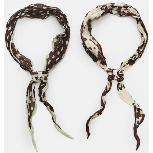 Lot de 2 bandanas à pois et imprimé animal OS - Stradivarius - Modalova