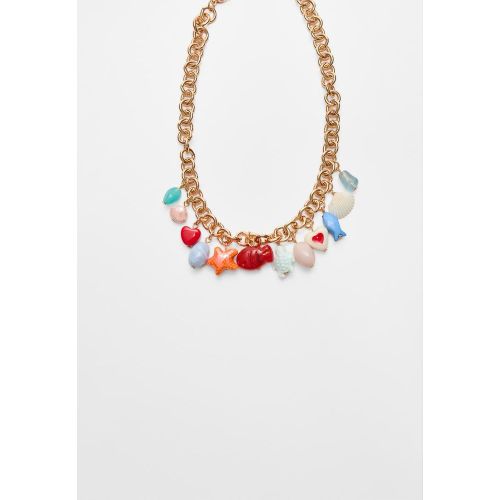 Collier multi-charmes sous la mer OS - Stradivarius - Modalova