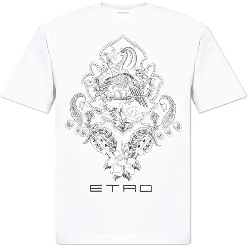 Etro - Tops > T-Shirts - White - ETRO - Modalova