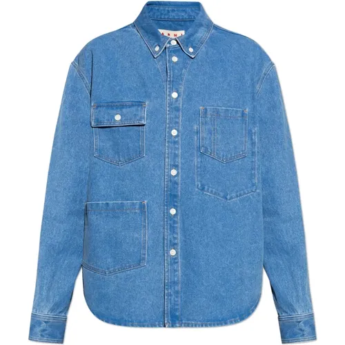 Shirts > Denim Shirts - - Marni - Modalova