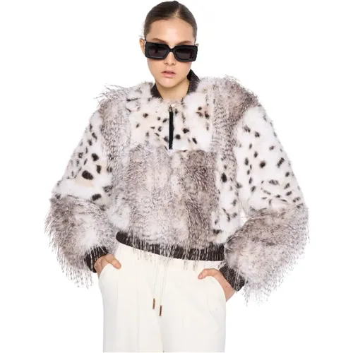 Jackets > Faux Fur & Shearling Jackets - - Silvian Heach - Modalova