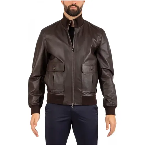 Jackets > Leather Jackets - - Brooksfield - Modalova