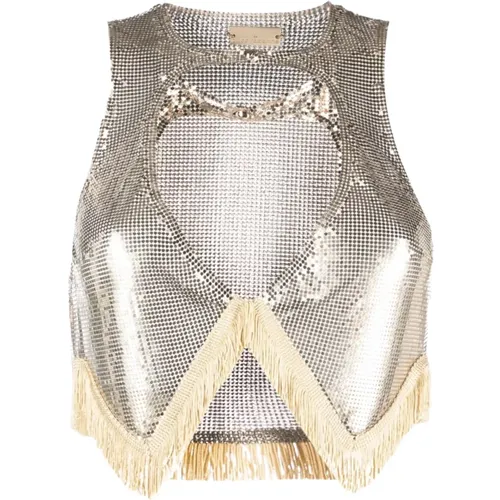 Tops > Sleeveless Tops - - Paco Rabanne - Modalova