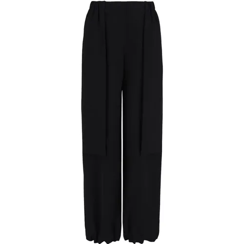 Trousers > Wide Trousers - - Giorgio Armani - Modalova