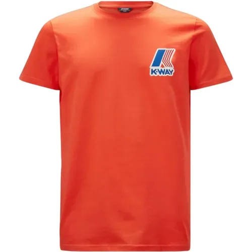 K-Way - Tops > T-Shirts - Orange - K-way - Modalova