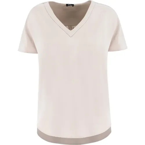 Kiton - Tops > T-Shirts - Beige - Kiton - Modalova