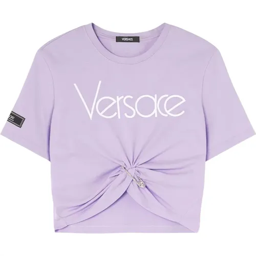 Tops > T-Shirts - - Versace - Modalova