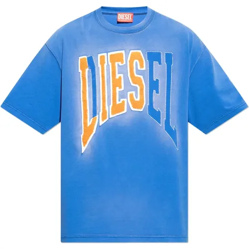 Diesel - Tops > T-Shirts - Blue - Diesel - Modalova