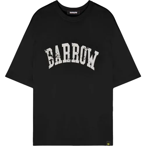 Barrow - Tops > T-Shirts - Black - Barrow - Modalova