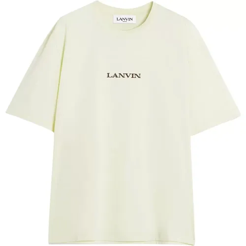 Lanvin - Tops > T-Shirts - Beige - Lanvin - Modalova