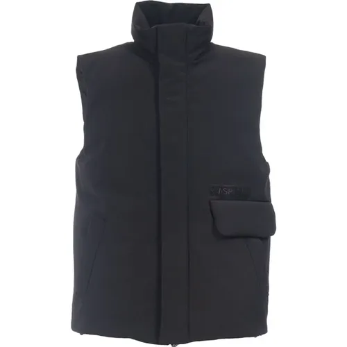 Aspesi - Jackets > Vests - Black - Aspesi - Modalova