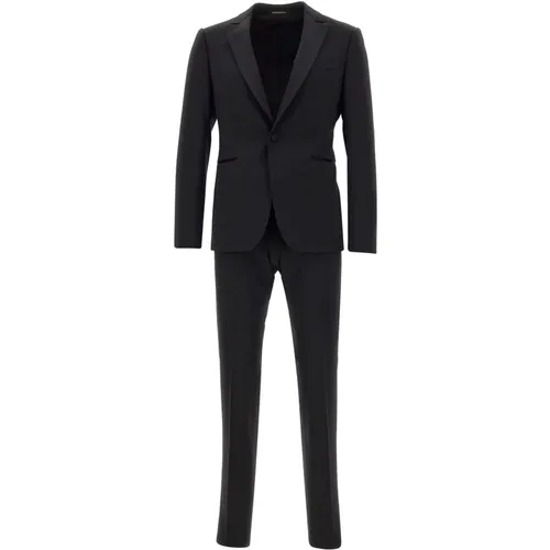 Suits > Suit Sets > Single Breasted Suits - - Emporio Armani - Modalova