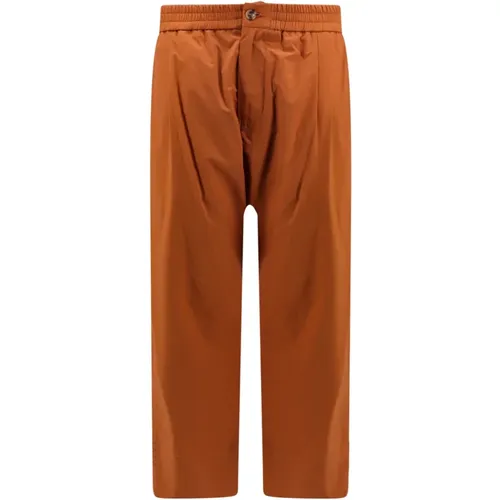 Trousers > Straight Trousers - - Amaránto - Modalova