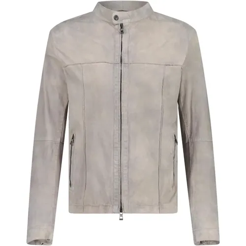 Jackets > Leather Jackets - - Gimo's - Modalova