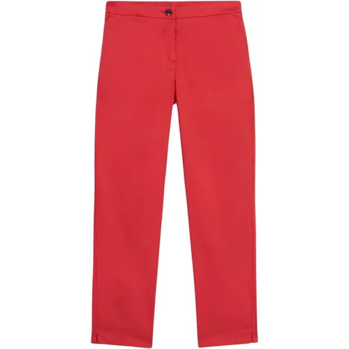 Oltre - Trousers > Chinos - Red - Oltre - Modalova