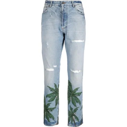 Jeans > Straight Jeans - - Palm Angels - Modalova