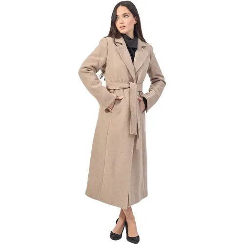 Coats > Belted Coats - - YES ZEE - Modalova