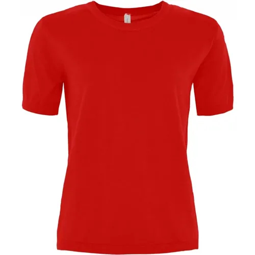 Skovhuus - Tops > T-Shirts - Red - Skovhuus - Modalova