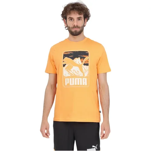 Puma - Tops > T-Shirts - Orange - Puma - Modalova