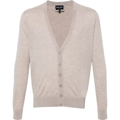 Knitwear > Cardigans - - Giorgio Armani - Modalova