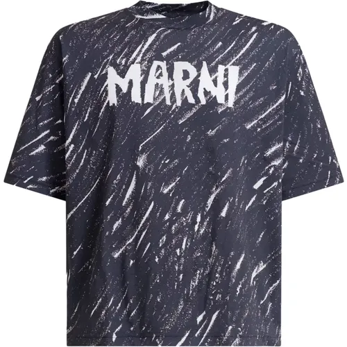 Marni - Tops > T-Shirts - Blue - Marni - Modalova