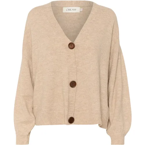 Knitwear > Cardigans - - Cream - Modalova