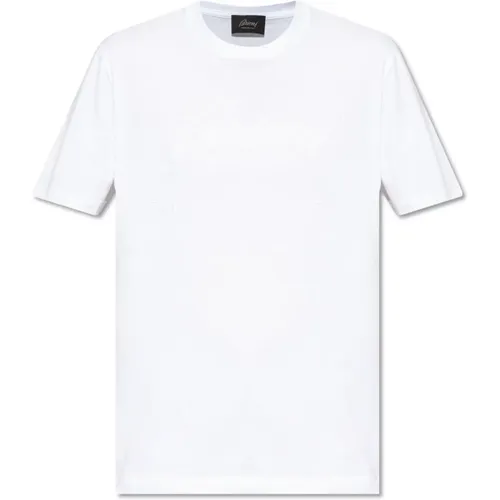 Brioni - Tops > T-Shirts - White - Brioni - Modalova