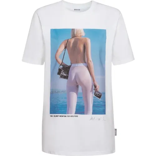 Wolford - Tops > T-Shirts - White - Wolford - Modalova