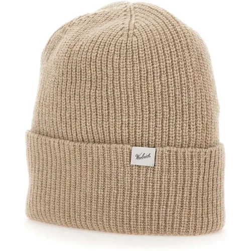 Accessories > Hats > Beanies - - Woolrich - Modalova