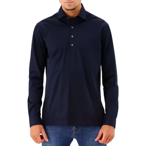 Genti - Tops > Polo Shirts - Blue - Genti - Modalova