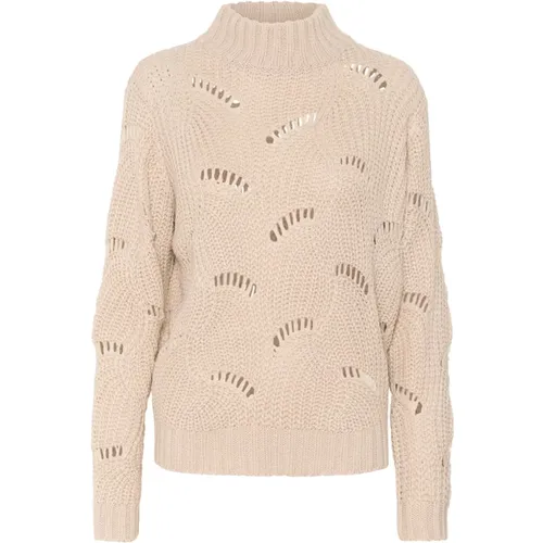 Knitwear > Round-neck Knitwear - - Cream - Modalova