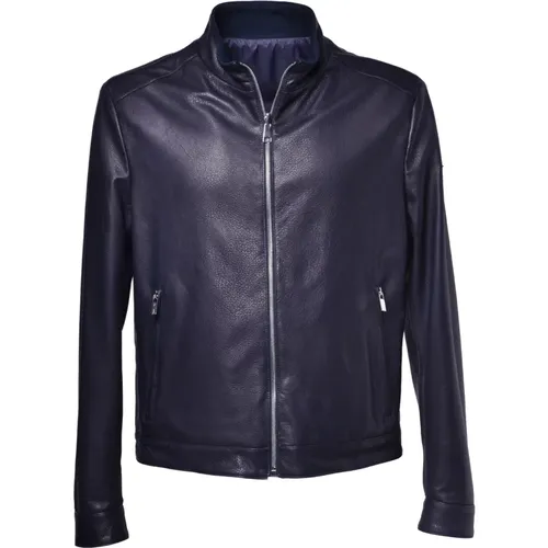 Jackets > Leather Jackets - - Baldinini - Modalova