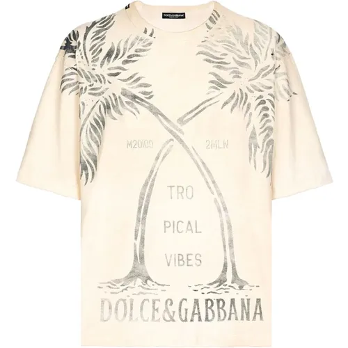 Tops > T-Shirts - - Dolce & Gabbana - Modalova