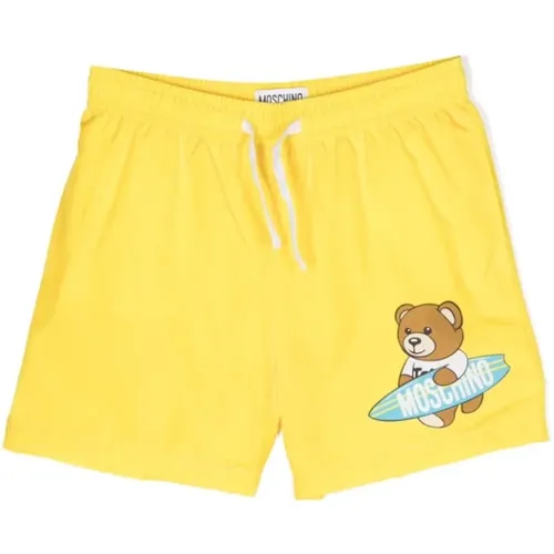 Kids > Swimwear > Swimming Trunks - - Moschino - Modalova