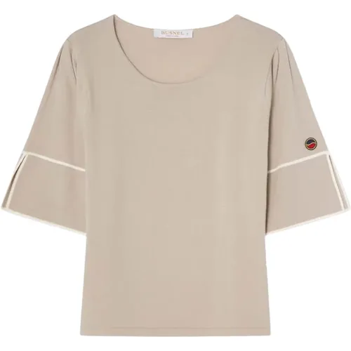 Busnel - Tops > T-Shirts - Beige - Busnel - Modalova