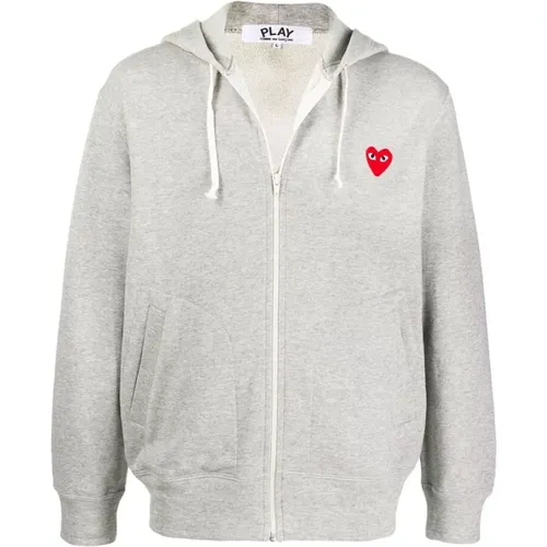 Sweatshirts & Hoodies > Zip-throughs - - Comme des Garçons Play - Modalova