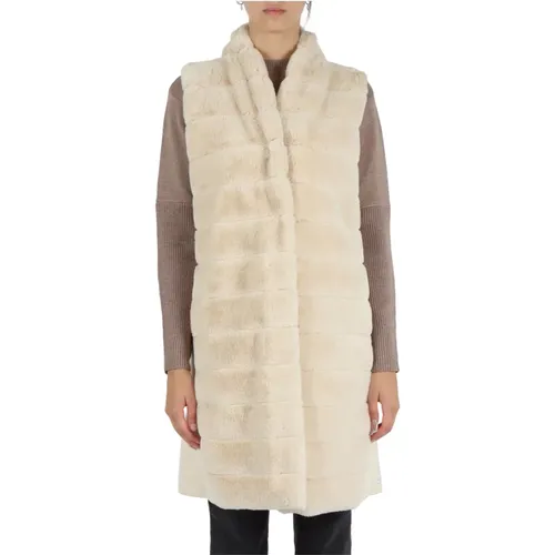 Marella - Jackets > Vests - Beige - Marella - Modalova