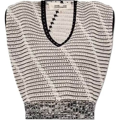 Knitwear > V-neck Knitwear - - Diane Von Furstenberg - Modalova