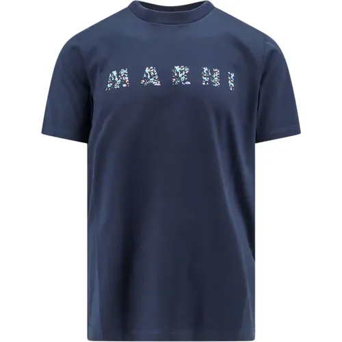 Marni - Tops > T-Shirts - Blue - Marni - Modalova