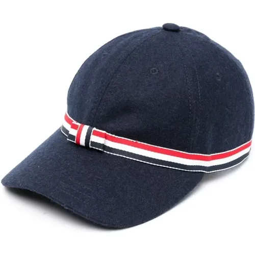 Accessories > Hats > Caps - - Thom Browne - Modalova