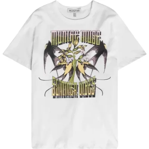 Munthe - Tops > T-Shirts - White - Munthe - Modalova