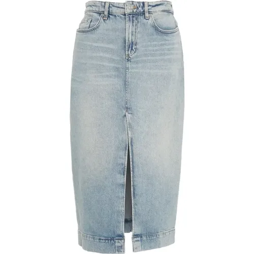 Skirts > Denim Skirts - - 7 For All Mankind - Modalova