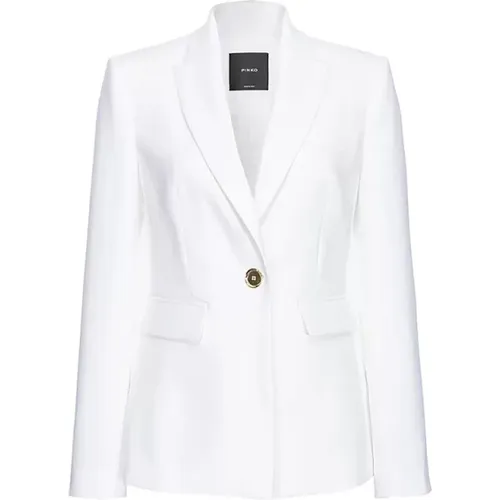 Pinko - Jackets > Blazers - White - pinko - Modalova