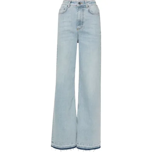 Ganni - Jeans > Wide Jeans - Blue - Ganni - Modalova