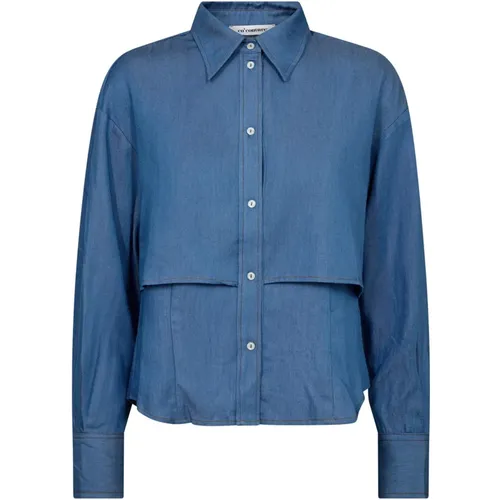 Blouses & Shirts > Denim Shirts - - Co'Couture - Modalova