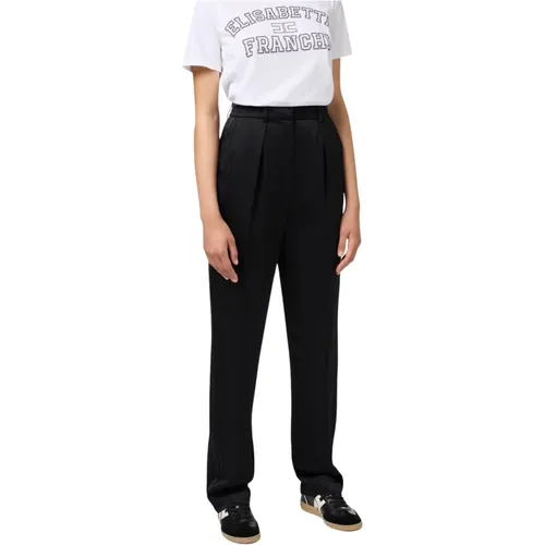 Trousers > Straight Trousers - - Elisabetta Franchi - Modalova